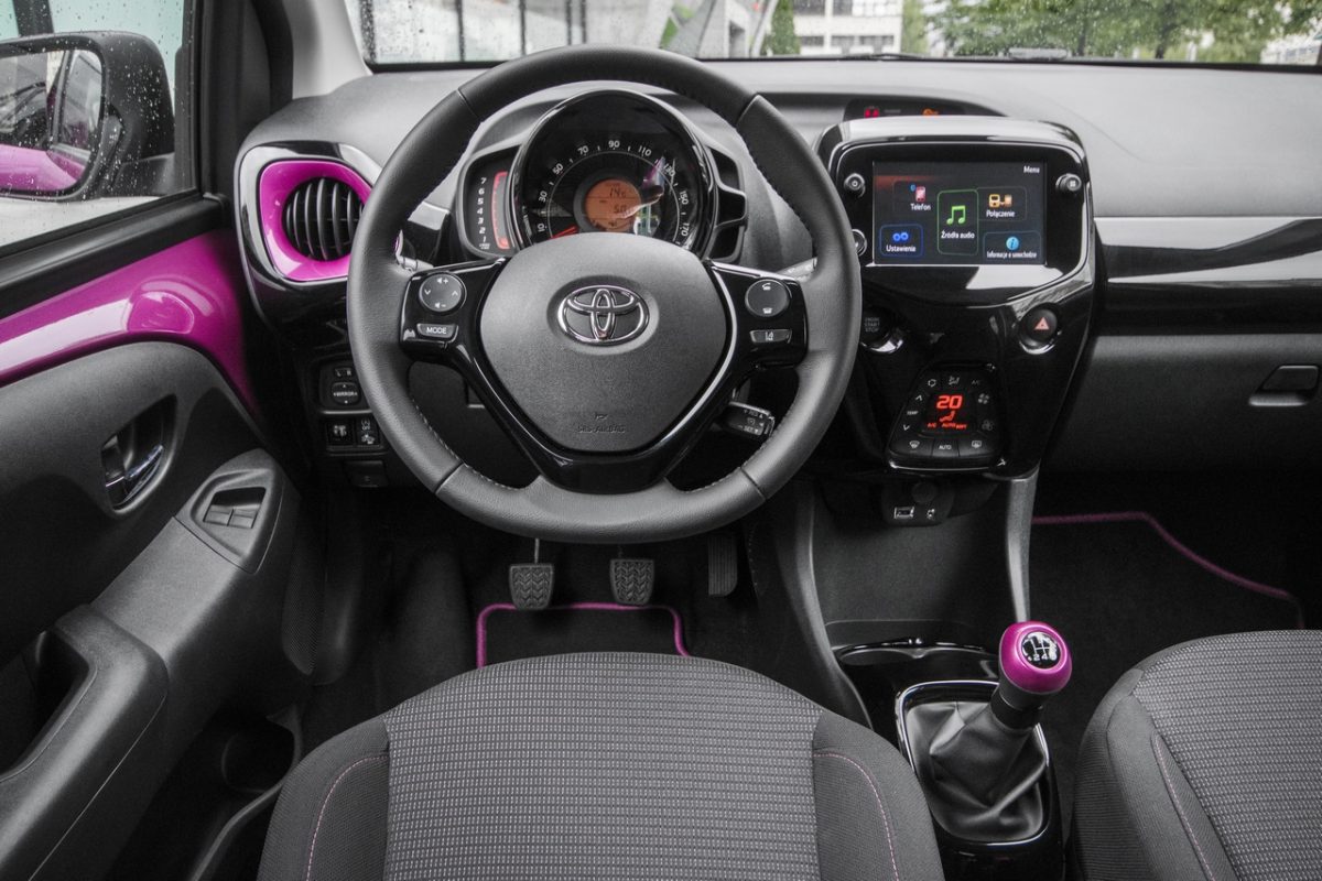 Toyota Aygo 2019 palubová deska
