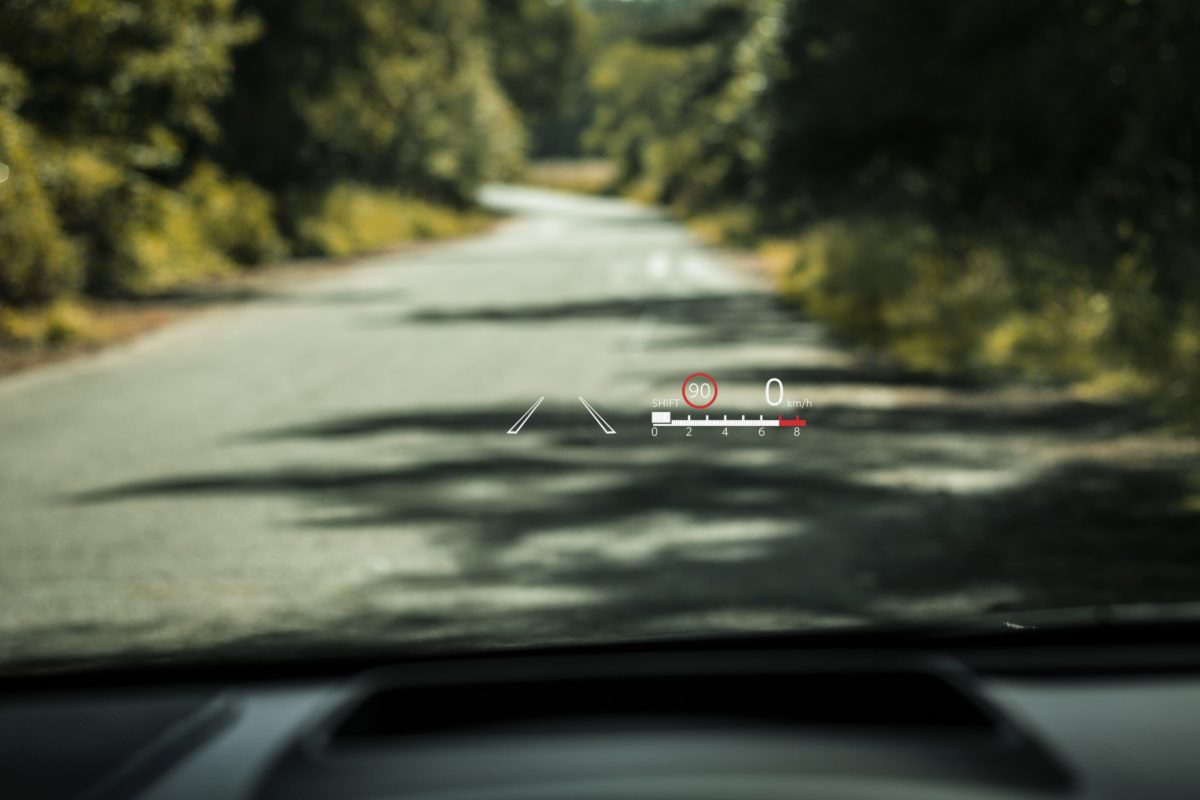 Toyota GR Yaris - headup display