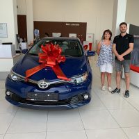 předání Toyota Auris