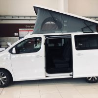 Toyota Proace přestavba - spací prostor - pohled z boku